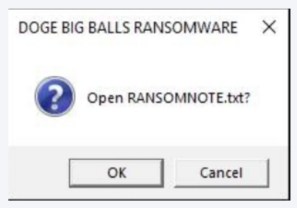 DOGE-related Fog ransomnote pop-up, via PCMag 