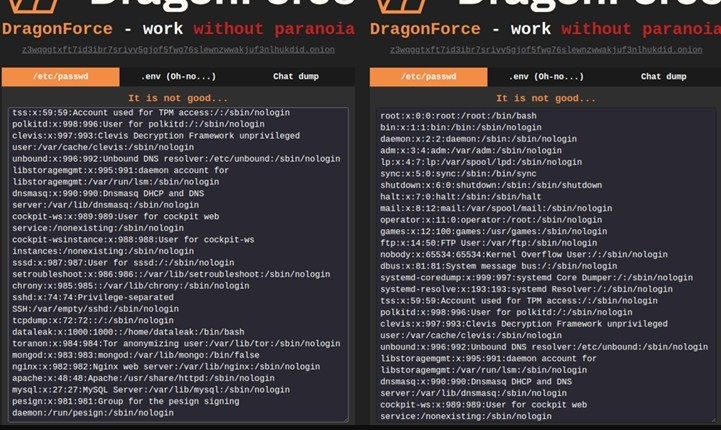 DragonForce publica pruebas de sitios de fugas de BlackLock y Mamona, a través de The Hacker News