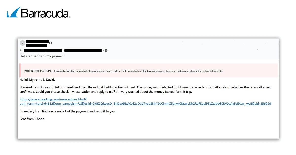 Ejemplo de estafa de phishing de ClickFix