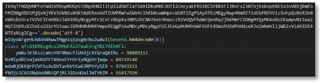 first level decoding