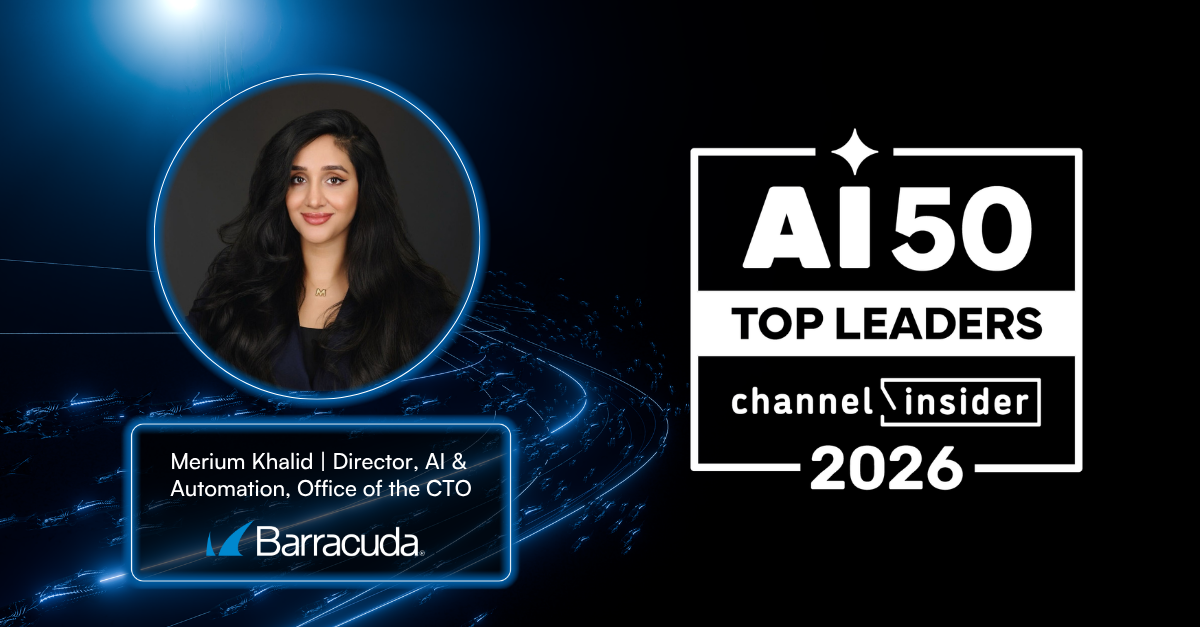 Barracuda’s Merium Khalid named 2026 AI Leader in the Channel